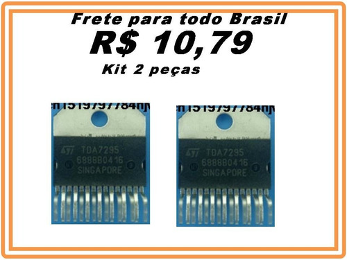 Ci Tda7295 Tda7295  Kit  2 Peças Promoção