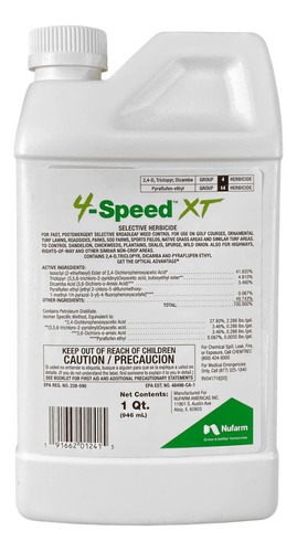 4-speed Xt Herbicida Qt Control De Malas De Hoja Ancha