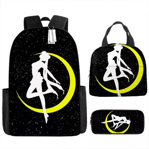 Mochila Sailor Moon, Bolsa De Comida, Estuche Para Lápices,