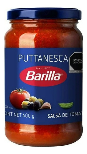 Salsa De Tomate Barilla Puttanesca 400 G