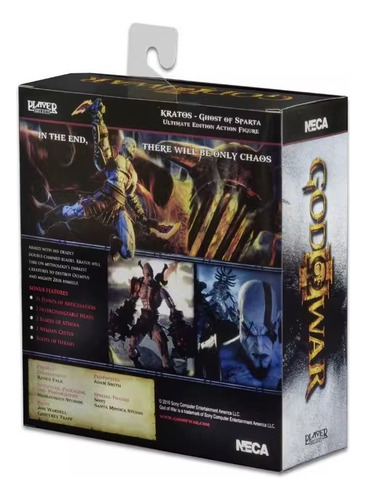 Mrwj Figura De Acción De Kratos De Neca, De God Of War 3,