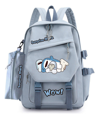 . Mochila De Estudiante Con Expresión De Tiburón