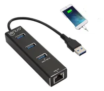 Comprar 3 Nuevo Puerto Usb 3.0 Rj45 Gigabit Ethernet Hub 1000 M Lan 