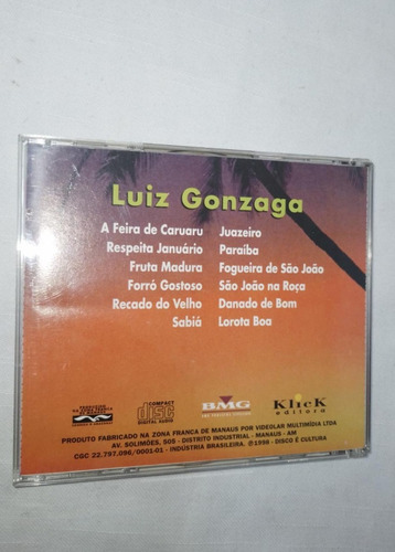 Cd Sertanejo & Forró No Jt - Luiz Gonzaga - 5 ( 20582 ) (Usado)