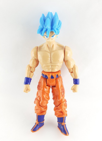 Figura Muñeco Juguete Goku Super Sayayin Dios Blue Ssj Pvc | Meses sin  intereses