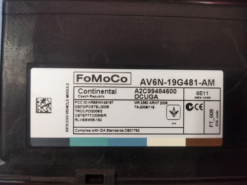 Modulo Bcm Ford Escape 2016 (Usado)