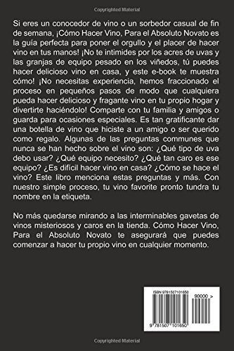 O Hacer Vino, Para El Absoluto Novato -..., De Richards, K. Editorial Babelcube Inc. En Español