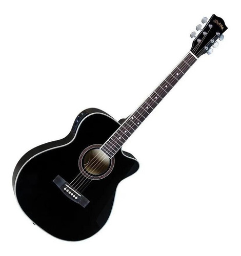Imagem 2 de 2 de Violão acústico Class CLA40CE para destros preta verniz
