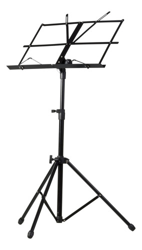 Suporte Para Partitura Cifra Hinário Pastas Preto Hayonik