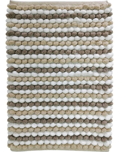 Piso Baño Algodón 40x60 Cm Ivory