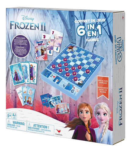 Casa De Juegos Disney Frozen 2 - 6 Juegos Clásicos Para Niño