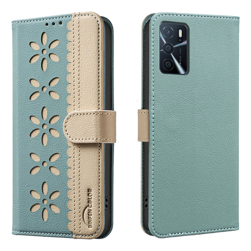 Funda De Piel Tipo Cartera Para Teléfono Oppo A54 A54s A55