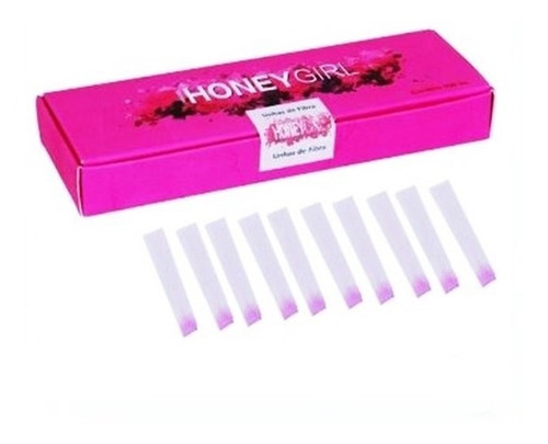 Unha De Fibra De Vidro Honey Girl 100un.