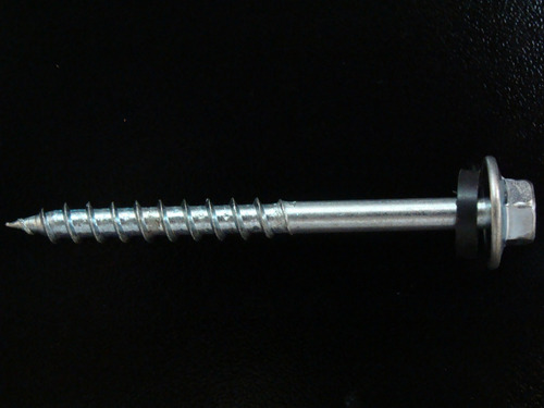 Imagen 4 de 5 de Tornillo Tel Hexagonal Punta Aguja 12x2 1/2