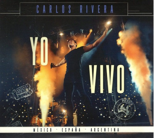 Carlos Rivera Yo Vivo Disco Cd + Dvd Versión del álbum Edición limitada