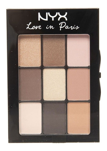 Nyx Professional Makeup Love In Paris Paleta De Sombras