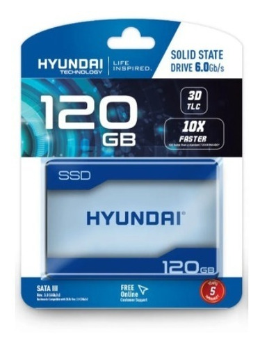 Disco Estado Solido Hyundai 120gb Sata Iii, Tlc, 2.5 C2s3t