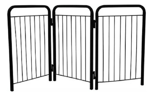 Cercado Pet Divisoria Grade Portão Telas 3 Partes Dobravel
