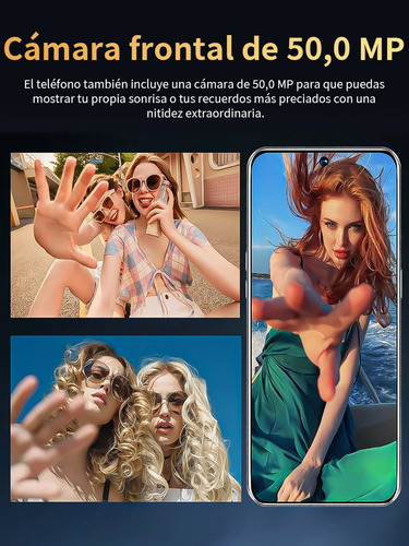 Dual Sim X200 Pro, 2025 Último Y Más Caliente 5g Wifi Batería De Larga Duración 7.3 Teléfono De Pantalla Grande Android 14 Smartphone 16g Ram +512grom Negro