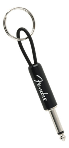9190150301 Fender Jack Key Chain Llavero Plug Guitarra Cable Color Negro