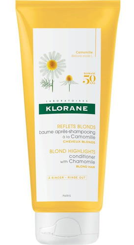 Bálsamo Klorane Camomila Cabello Rubio 200 Ml