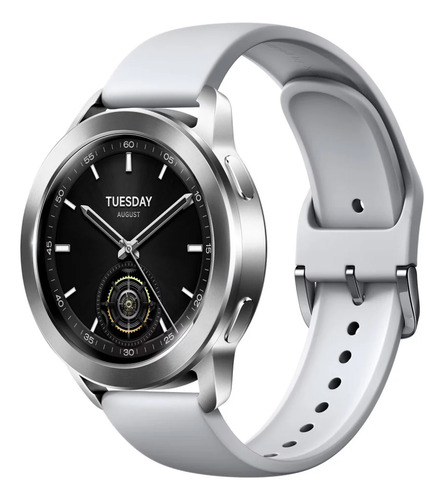 Xiaomi Watch S3 Resistente À Água Gps Amoled Hyper Branco Mesh Prateado Prateado