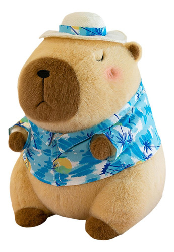 Carpincho De Peluche De Juguete De Capibara, Azul 23cm
