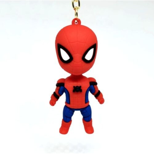 Llavero De Spiderman Figura En 3d Llavero Goma Pvc Spider