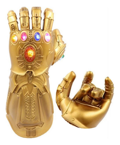 Manopla Infinito Thanos Luz Led Luva Thanos Infinity Adulto