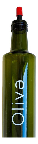 Botella Aceitera De Vidrio Verde Aceite De Oliva 500ml