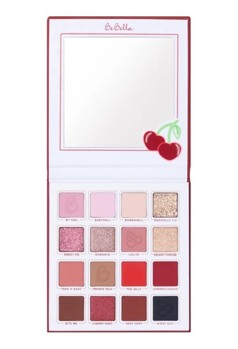 Paleta De Sombras Very Cherry Bebella Cosmetics