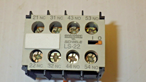 Entretec Schiele Ls-22 Auxiliary Contact 10a 690v 2no/2n Bbd
