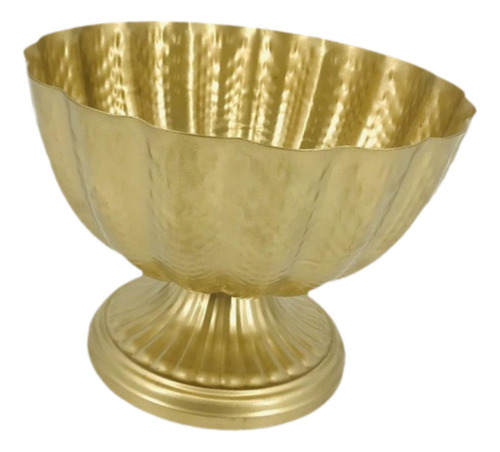 Maceta Con Forma De Urna, Accesorio Para 23 Cm Dorado Claro