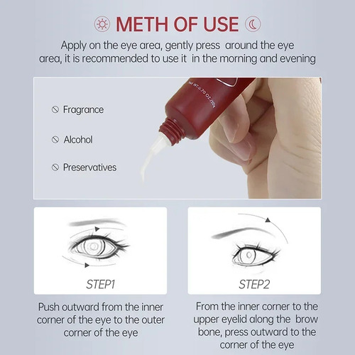 Crema Instantánea Para Eliminar Ojeras Y Ojeras