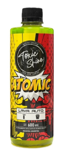 Toxic Shine Shampoo Alcalino Pre Tratamiento Atomic 600cc 