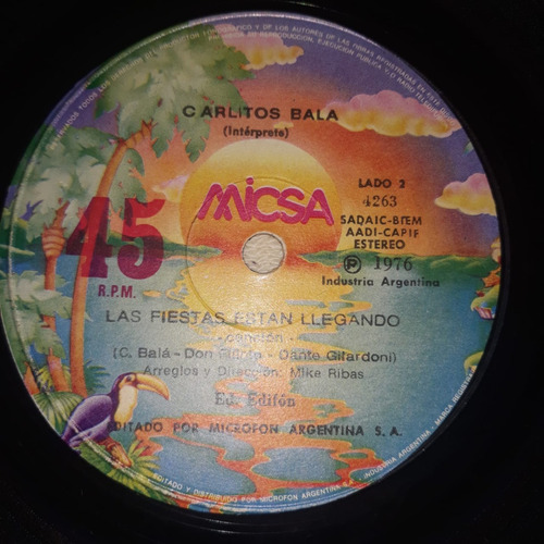 Carlitos Bala - Papa Bala (simple) (Usado)