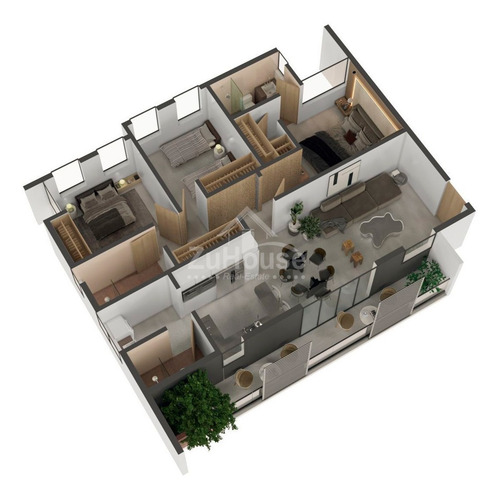 Apartamento En 2do Nivel Con 3 Habitaciones En Gurabo, Santiago Wpa43 B