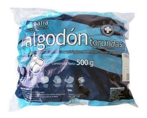 Torunda De Algodón Galia 500 G