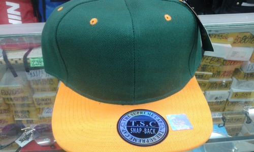 Gorras Planas Unicolores Y Bicolores