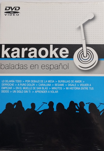 Karaoke Baladas En Español Dvd Nuevo Con 14 Temas Éxitos 