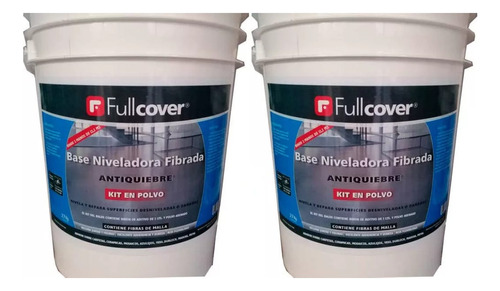 Kit Base Niveladora Microcemento Fullcover 25 Mts2