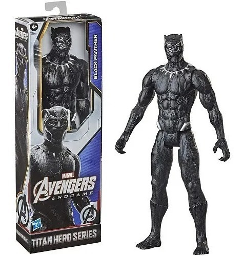 Imagem 3 de 3 de Pantera Negra Boneco Avengers Marvel 30cm Hasbro F2155
