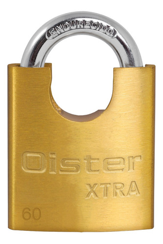Imagen 2 de 5 de Candado Oister Xtra Con Hombro 60mm En Caja