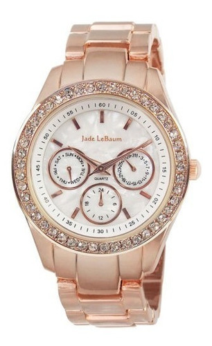 Reloj De Mujer Ladies Rose Pulsera De Oro Reloj Novio Chunky