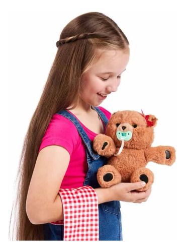 Peluche interactivo — Little Live Pets Cozy Dozys — Beau Bear
