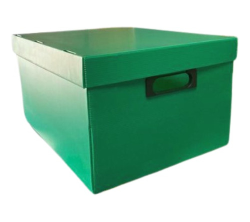 Caja De Archivo Plastica Con Tapa 45x35x25 Cf X 5 Unidades