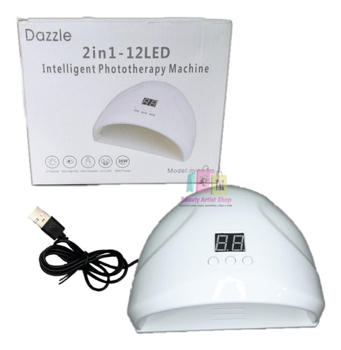 Lampara Uv/led 36w Dazzle® Profesional Uñas Permanente