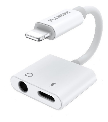 Adaptador Lightning Carga Y Audio Jack 3.5mm Para iPhone 