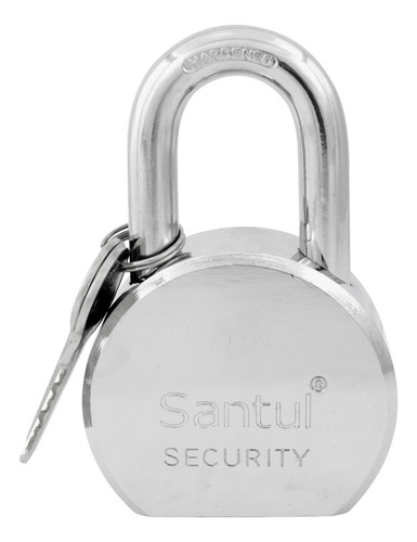 Candado Acero 65mm Máx Seguridad Llave Tradic Gancho Estánda