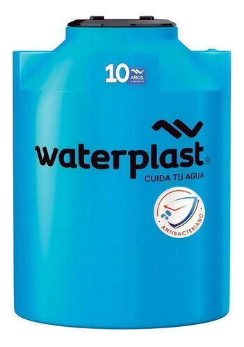 Tanque Para Enterrar Cisterna Single Waterplast 1100 Litros Color Celeste